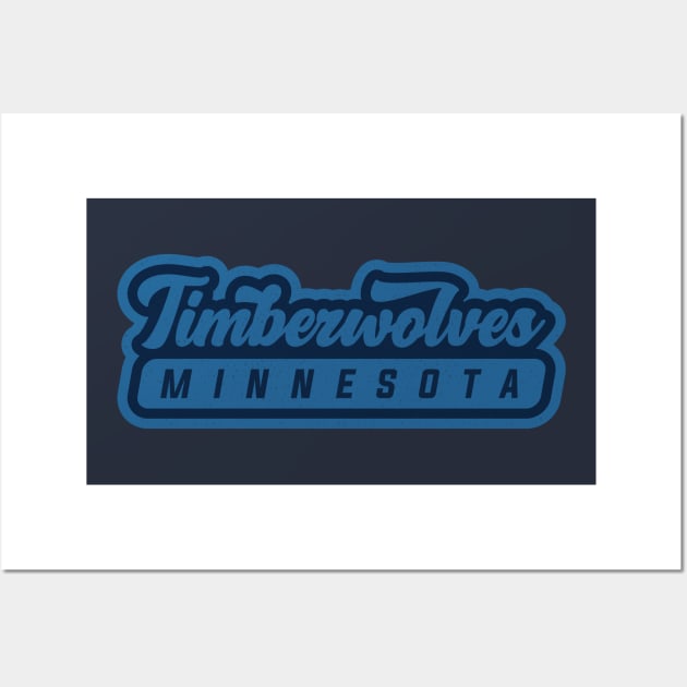 innesota Timberwolves 02 Wall Art by Karambol